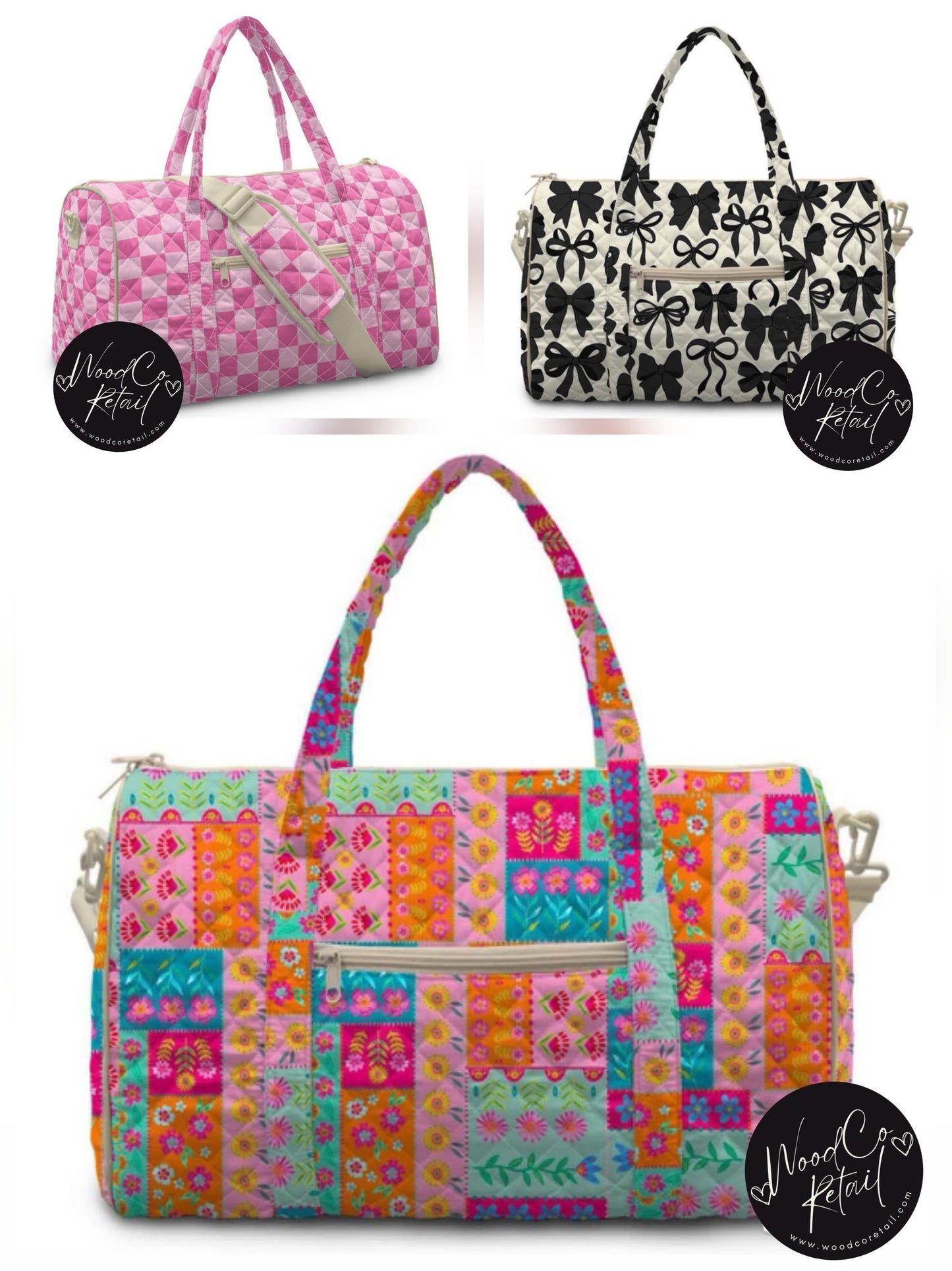 Quilted Duffle Bag