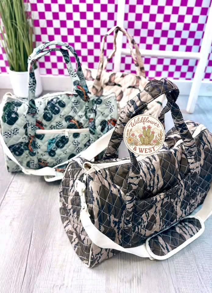 Quilted Duffle Bag
