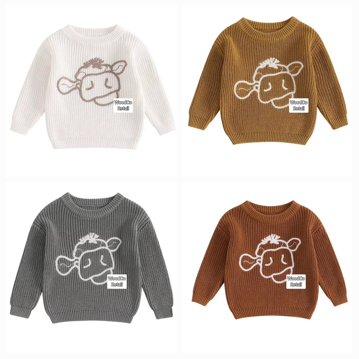 Cow Knit Sweater