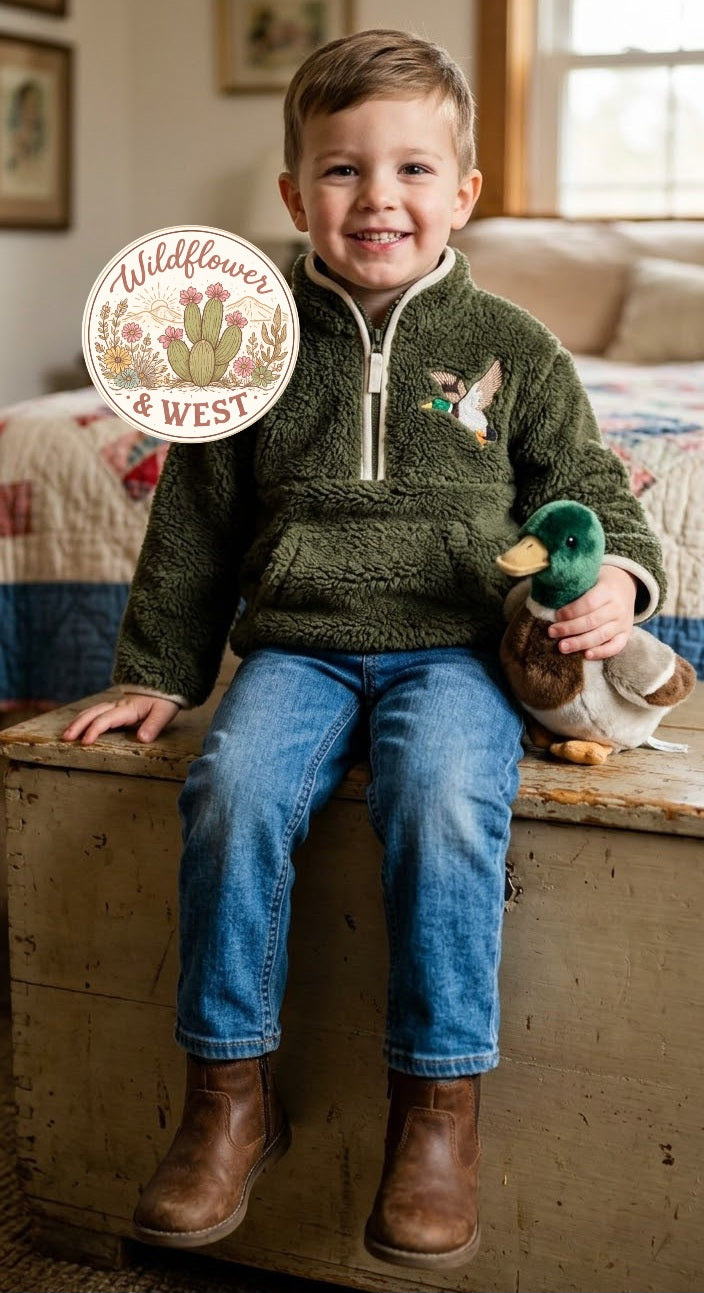Little Drake Plush 1/4 Zip