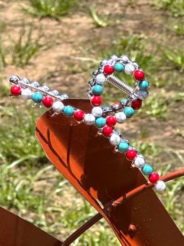 Patriotic Claw Clip